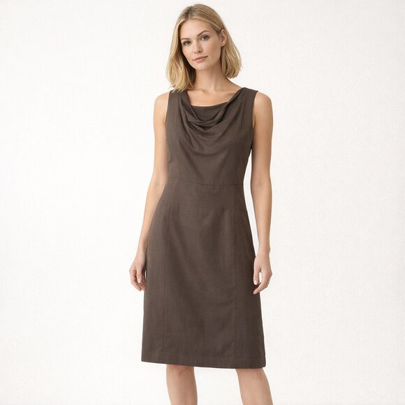 Hilton Hollis Dresses & Skirts - Hilton Hollis Sleeveless Sheath dress Cowal Neckline, Size 6